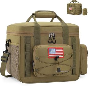 Maelstrom Tactical Lunch Box, Insulated Lunch Bag for Men, Large Durable Leakproof Cooler Bag with Detachable MOLLE Bags