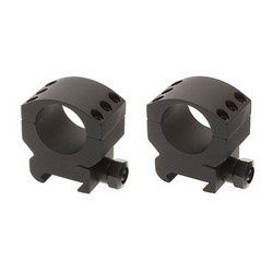 XTR Rings Low; 1/4" Height; 30mm; Two Rings