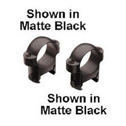 1" Zee Rings Low Black Gloss