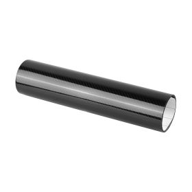 Black 7D Carbon Fiber Car Wrap High Gloss Vinyl Wrap Film Roll Bubble Free Air Release for Cars Laptops Phones (Color: Black, size: One size)